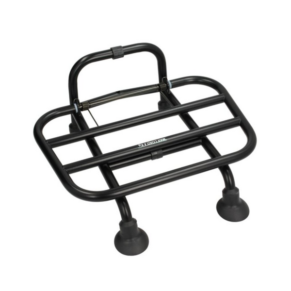 Piaggio Vespa Primavera/Sprint Front Folding Rack Black