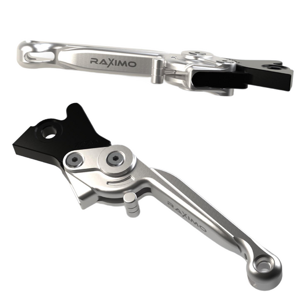 RAXIMO BCV Vespa GTS Sports Brake Levers (2022-Onwards) - Silver