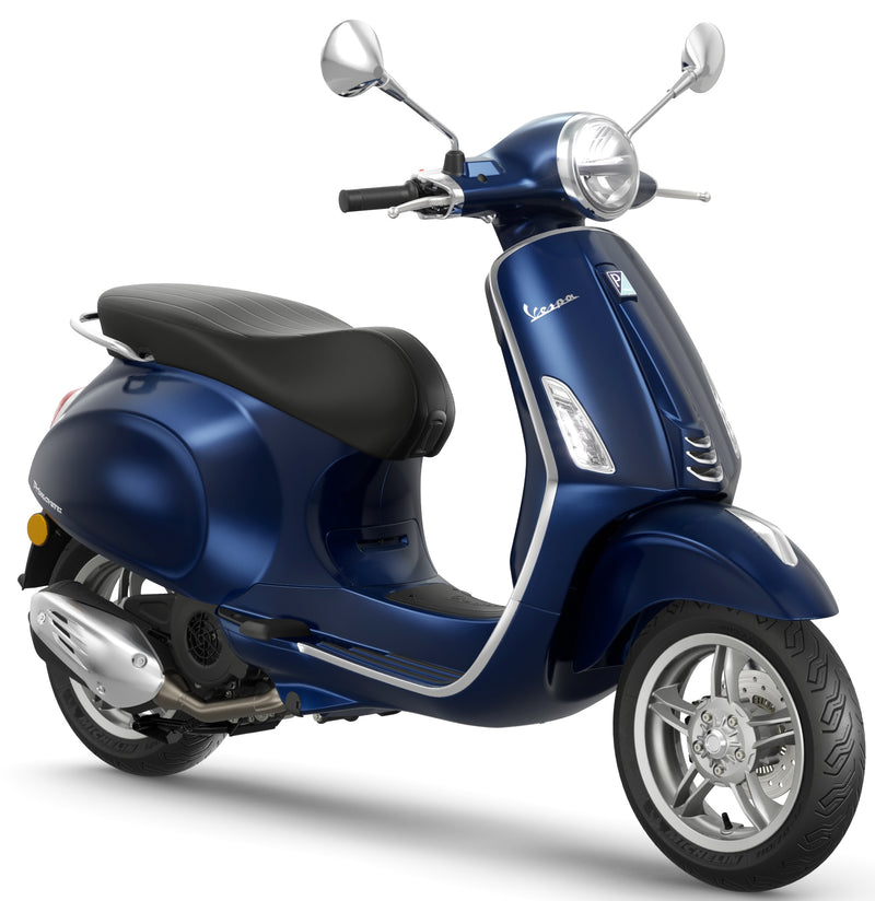 Vespa Primavera 125 E5+ Blu Energico Glossy. Save £800 on RRP