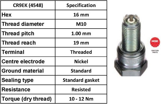 NGK Spark Plug CR9EK