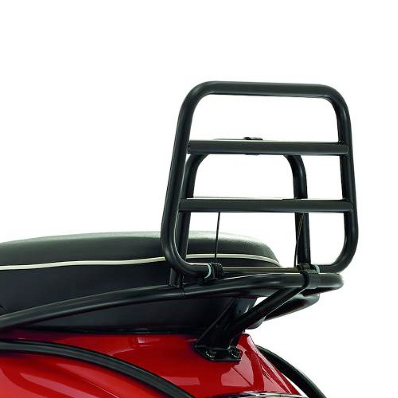 Piaggio Vespa Primavera/Sprint Rear Folding Rack Black