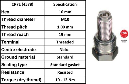 NGK Spark Plug CR7E