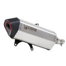 Scorpion Vespa GTS 125 iGET (2017-2019) EURO 4 Brushed Stainless Exhaust